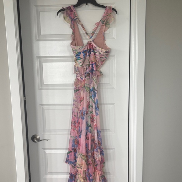 PatBO Pink and Purple Floral Maxi Dress - Picture 3 of 3